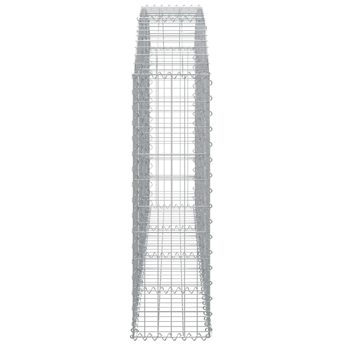 vidaXL Συρματοκιβώτιο Τοξωτό 200x30x100/120εκ. από Γαλβανισμένο Χάλυβα
