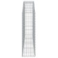 vidaXL Συρματοκιβώτιο Τοξωτό 200x30x100/120εκ. από Γαλβανισμένο Χάλυβα