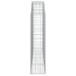 vidaXL Συρματοκιβώτιο Τοξωτό 200x30x120/140εκ. από Γαλβανισμένο Χάλυβα