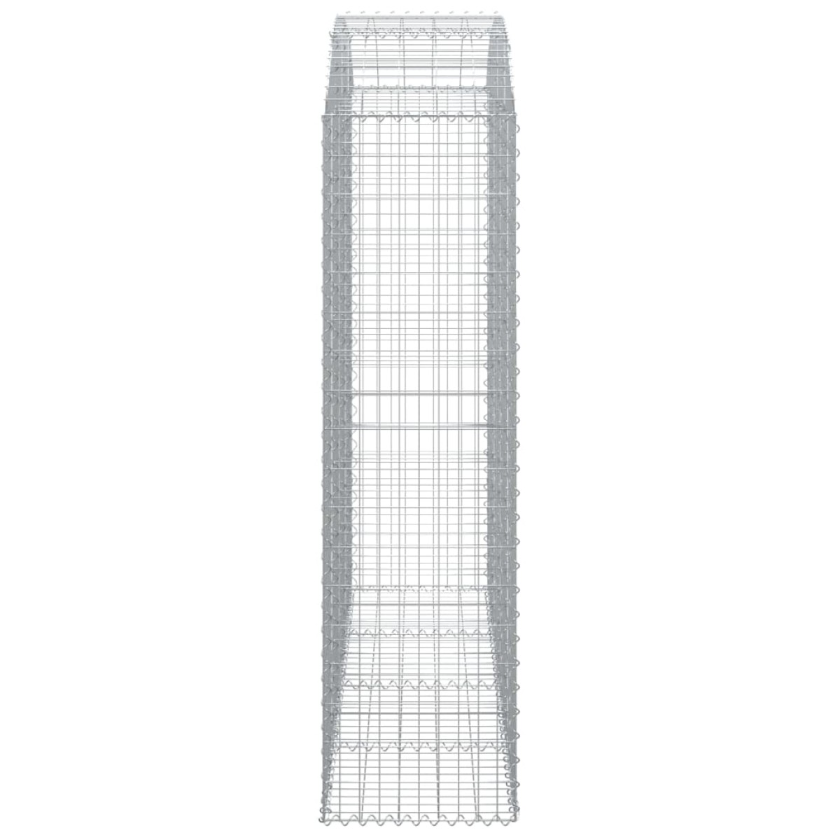 vidaXL Συρματοκιβώτιο Τοξωτό 200x50x180/200εκ. από Γαλβανισμένο Χάλυβα