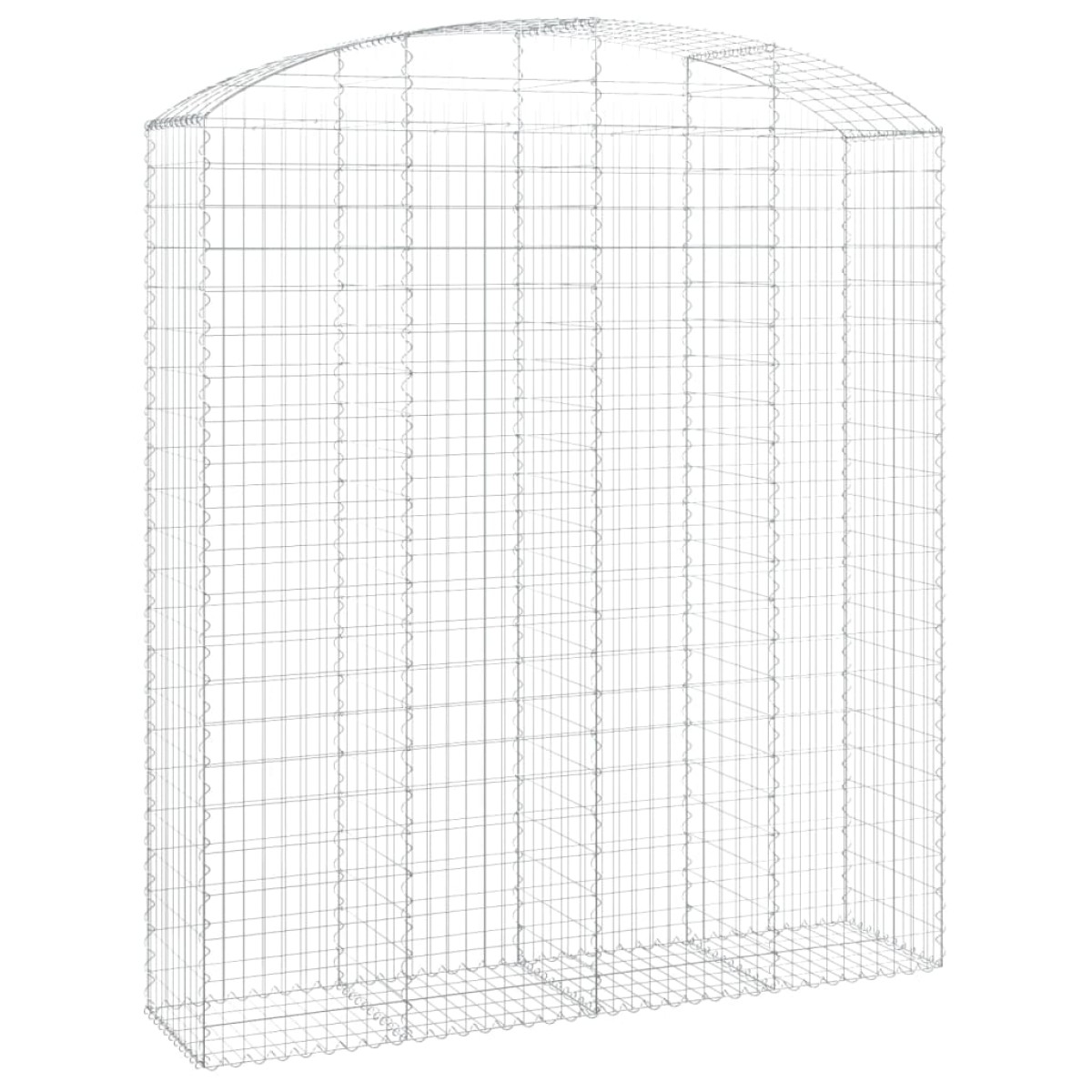 vidaXL Συρματοκιβώτιο Τοξωτό 200x50x220/240εκ. από Γαλβανισμένο Χάλυβα