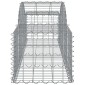 vidaXL Συρματοκιβώτιο Τοξωτό 200x50x40/60εκ. από Γαλβανισμένο Χάλυβα