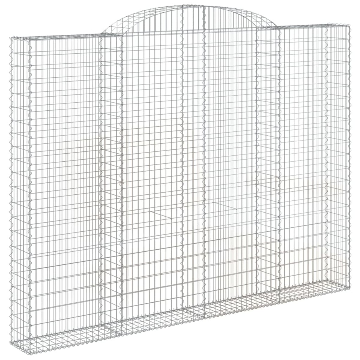 vidaXL Συρματοκιβώτιο Τοξωτό 300x30x220/240εκ. από Γαλβανισμένο Χάλυβα