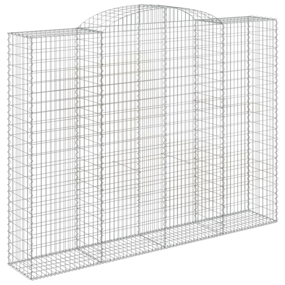 vidaXL Συρματοκιβώτιο Τοξωτό 300x50x220/240εκ. από Γαλβανισμένο Χάλυβα