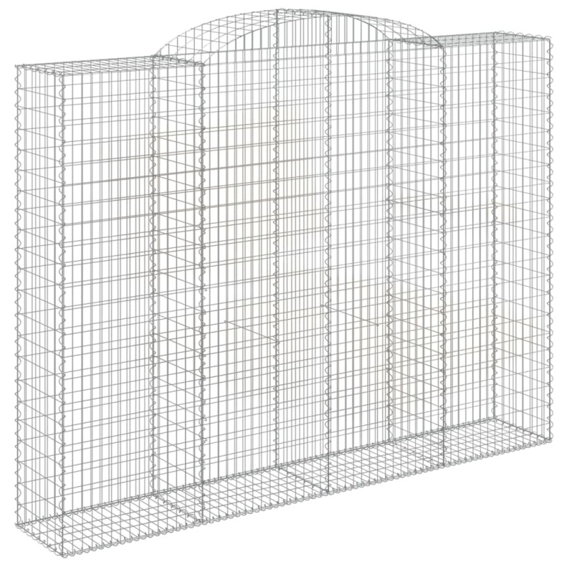 vidaXL Συρματοκιβώτιο Τοξωτό 300x50x220/240εκ. από Γαλβανισμένο Χάλυβα