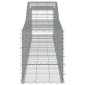 vidaXL Συρματοκιβώτιο Τοξωτό 400x50x60/80εκ. από Γαλβανισμένο Χάλυβα