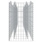 vidaXL Συρματοκιβώτιο Τοξωτό 400x50x100 εκ. από Γαλβανισμένο Σίδερο