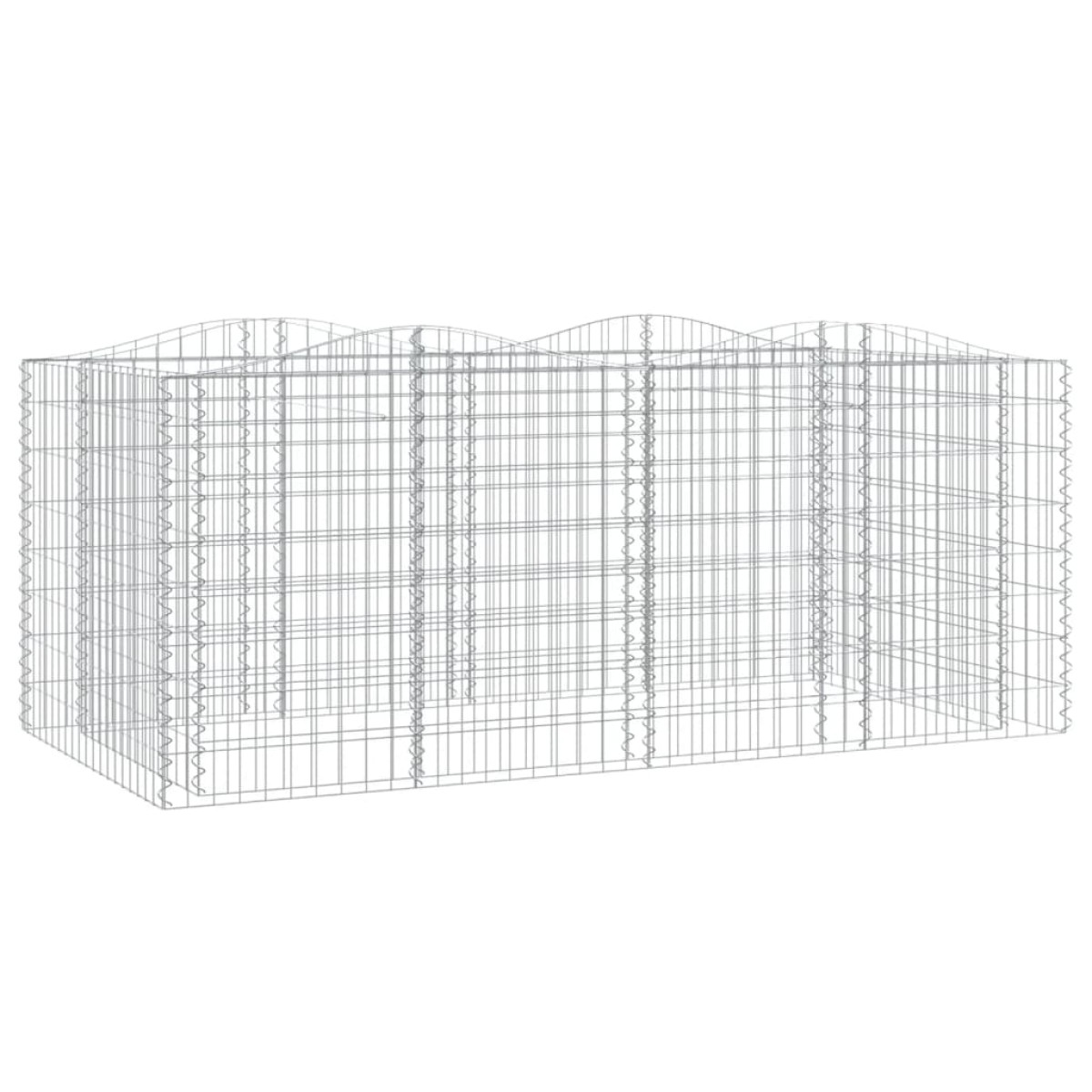 vidaXL Συρματοκιβώτιο Τοξωτό 200x100x100 εκ. από Γαλβανισμένο Σίδερο