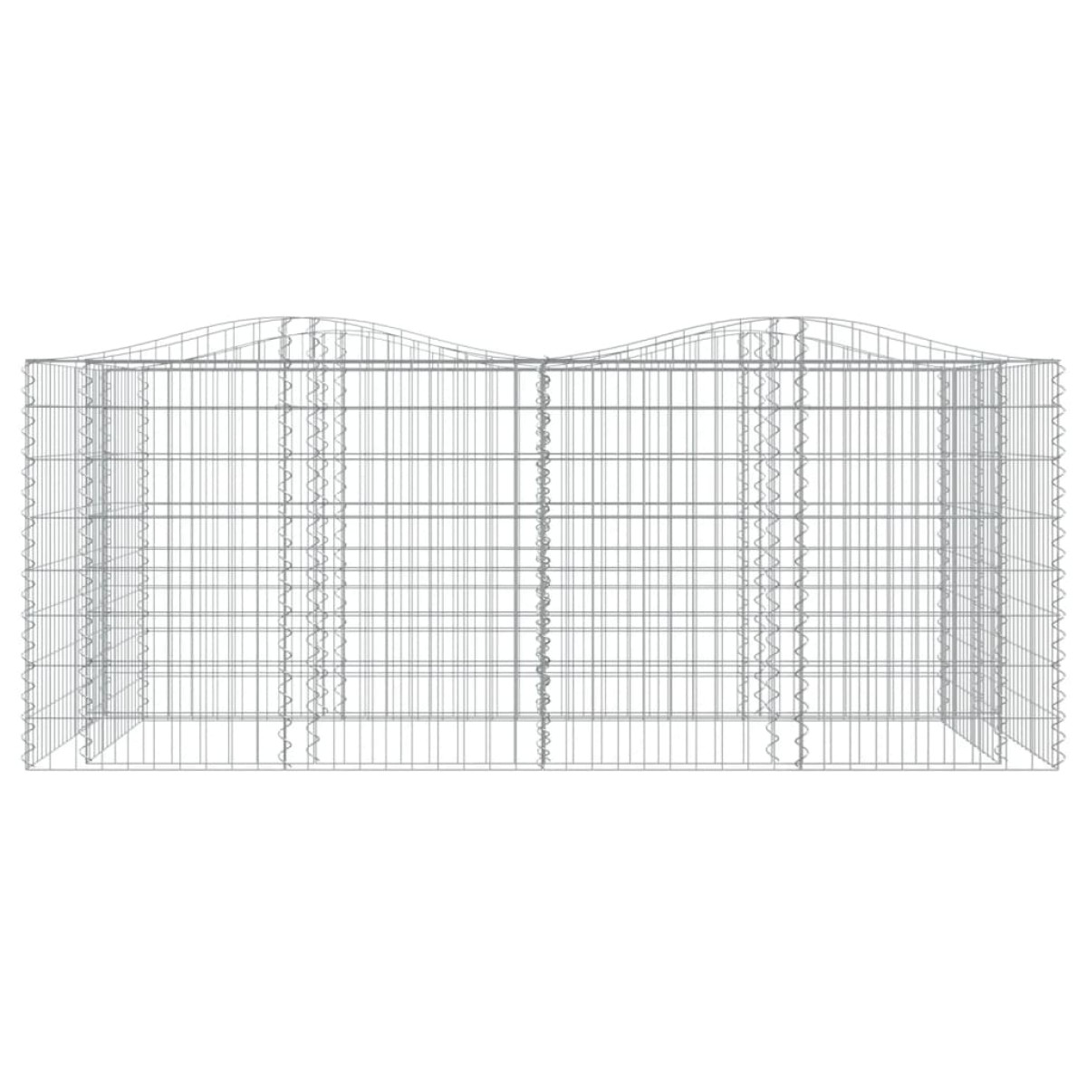 vidaXL Συρματοκιβώτιο Τοξωτό 200x100x100 εκ. από Γαλβανισμένο Σίδερο