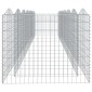 vidaXL Συρματοκιβώτιο Τοξωτό 600x100x100 εκ. από Γαλβανισμένο Σίδερο