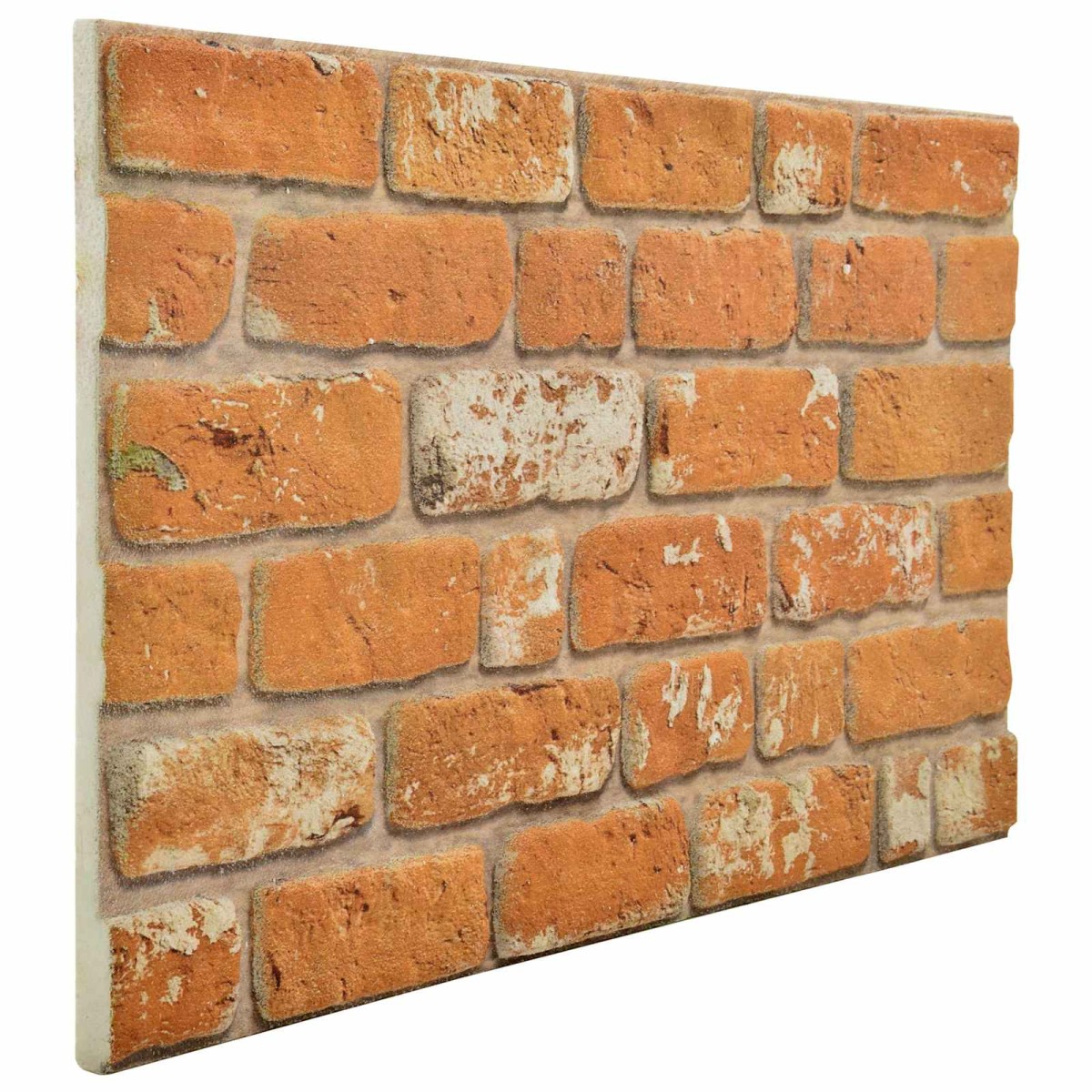 vidaXL Πάνελ τοίχου 10 τμχ. 100 x 50 cm Τούβλο Αφρός EPS