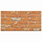 vidaXL Πάνελ τοίχου 10 τμχ. 100 x 50 cm Τούβλο Αφρός EPS