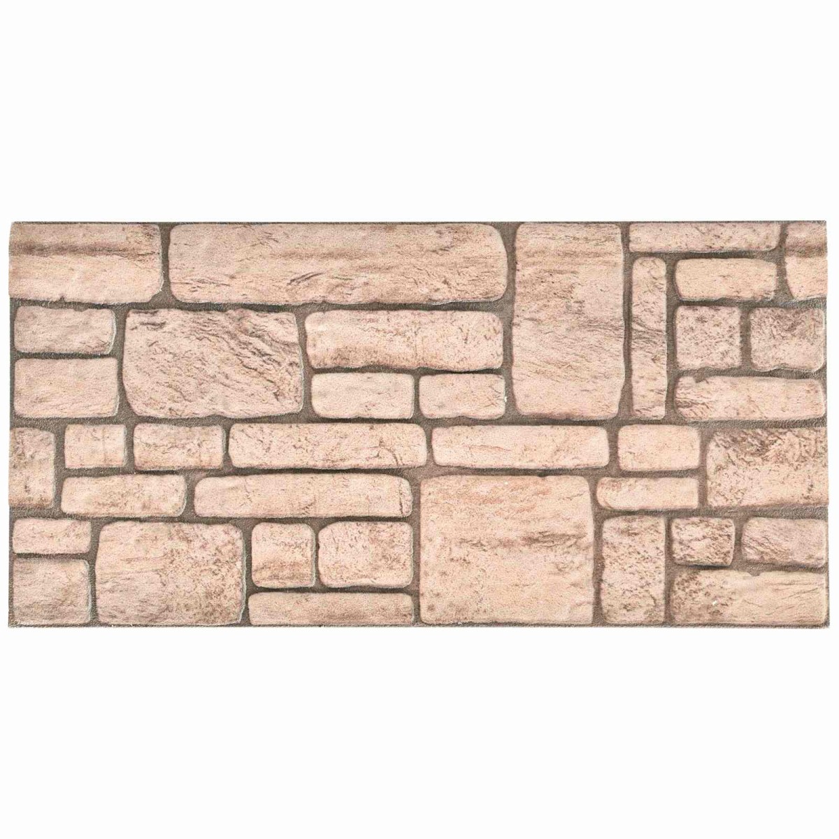 vidaXL Πάνελ τοίχου 10 τμχ. 100 x 50 cm Μπεζ Αφρός EPS