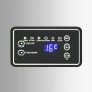 vidaXL Παγομηχανή Ασημί 45 κ. / 24 ώρες