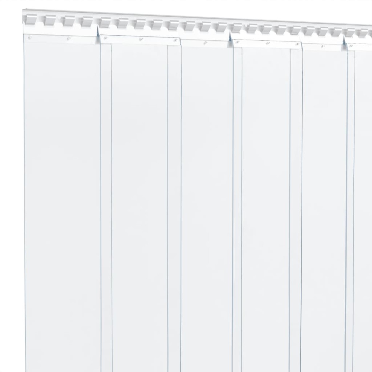 vidaXL Λωριδοκουρτίνα Διαφανής 10 μ. 200 χιλ.x1,6 χιλ. από PVC