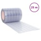vidaXL Λωριδοκουρτίνα Διαφανής 25 μ. 300 χιλ. x 2,6 χιλ. από PVC