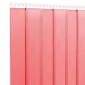vidaXL Λωριδοκουρτίνα Κόκκινη 25 μ. 200 χιλ.x1,6 χιλ. από PVC