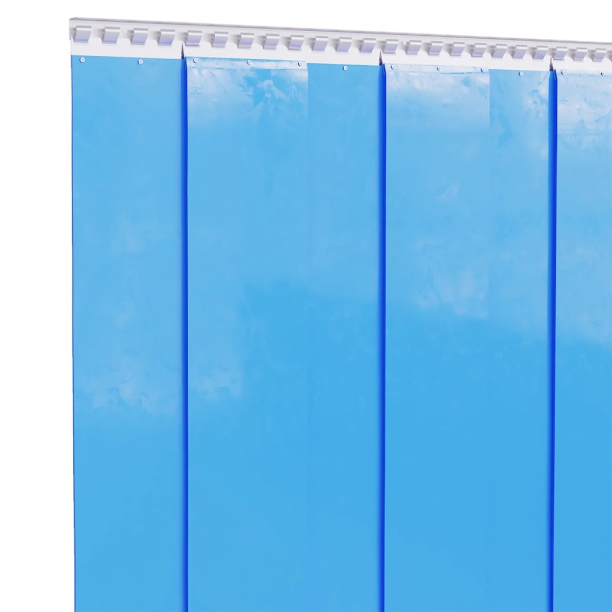 vidaXL Λωριδοκουρτίνα Μπλε 25 μ. 200 χιλ. x 1,6 χιλ. από PVC
