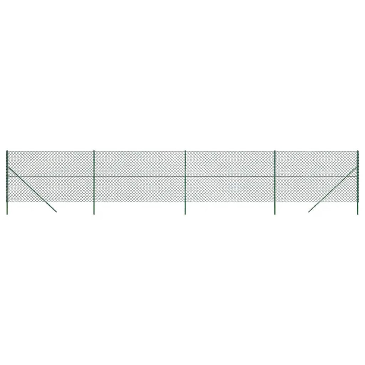 vidaXL Συρματόπλεγμα Περίφραξης Πράσινο 1,4 x 10 μ.