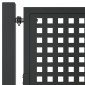 vidaXL Πύλη Κήπου Ανθρακί 105 x 125 εκ. Ατσάλινη