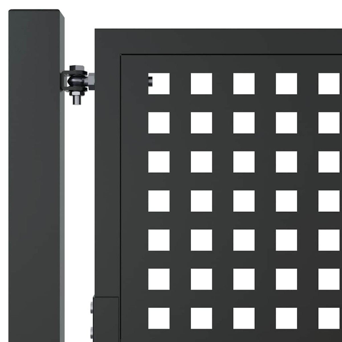 vidaXL Πύλη Κήπου Ανθρακί 105 x 175 εκ. Ατσάλινη