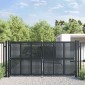 vidaXL Πύλη Κήπου Ανθρακί 300 x 175 εκ. Ατσάλινη