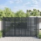 vidaXL Πύλη Κήπου Ανθρακί 300 x 250 εκ. Ατσάλινη