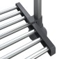 vidaXL Ράφι Κουζίνας 50x25x(50-70) εκ. από Αλουμίνιο