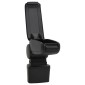 vidaXL Τεμπέλης Αυτοκινήτου Μαύρος 14,5 x 31,5 x (30-48) εκ. από ABS