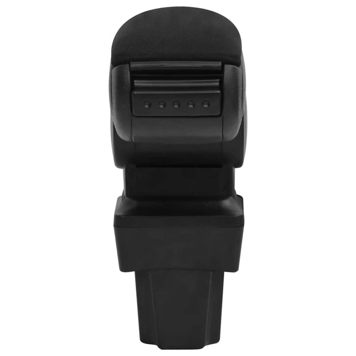 vidaXL Τεμπέλης Αυτοκινήτου Μαύρος 11,5 x 32 x (30-50) εκ. από ABS