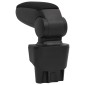 vidaXL Τεμπέλης Αυτοκινήτου Μαύρος 17 x 32 x (35,5-52) εκ. από ABS