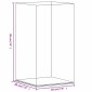 vidaXL Κουτί Βιτρίνα Διάφανο 20 x 20 x 38 εκ. Ακρυλικό