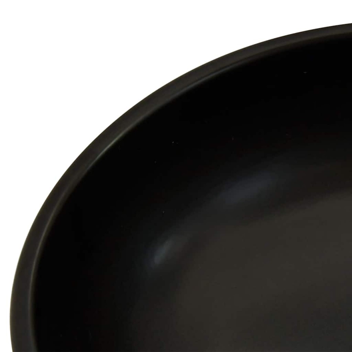 vidaXL Νιπτήρας Μαύρος και Μπλε Φ41 x 14 εκ. Κεραμικός