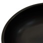 vidaXL Νιπτήρας Μαύρος και Μπλε Φ41 x 14 εκ. Κεραμικός