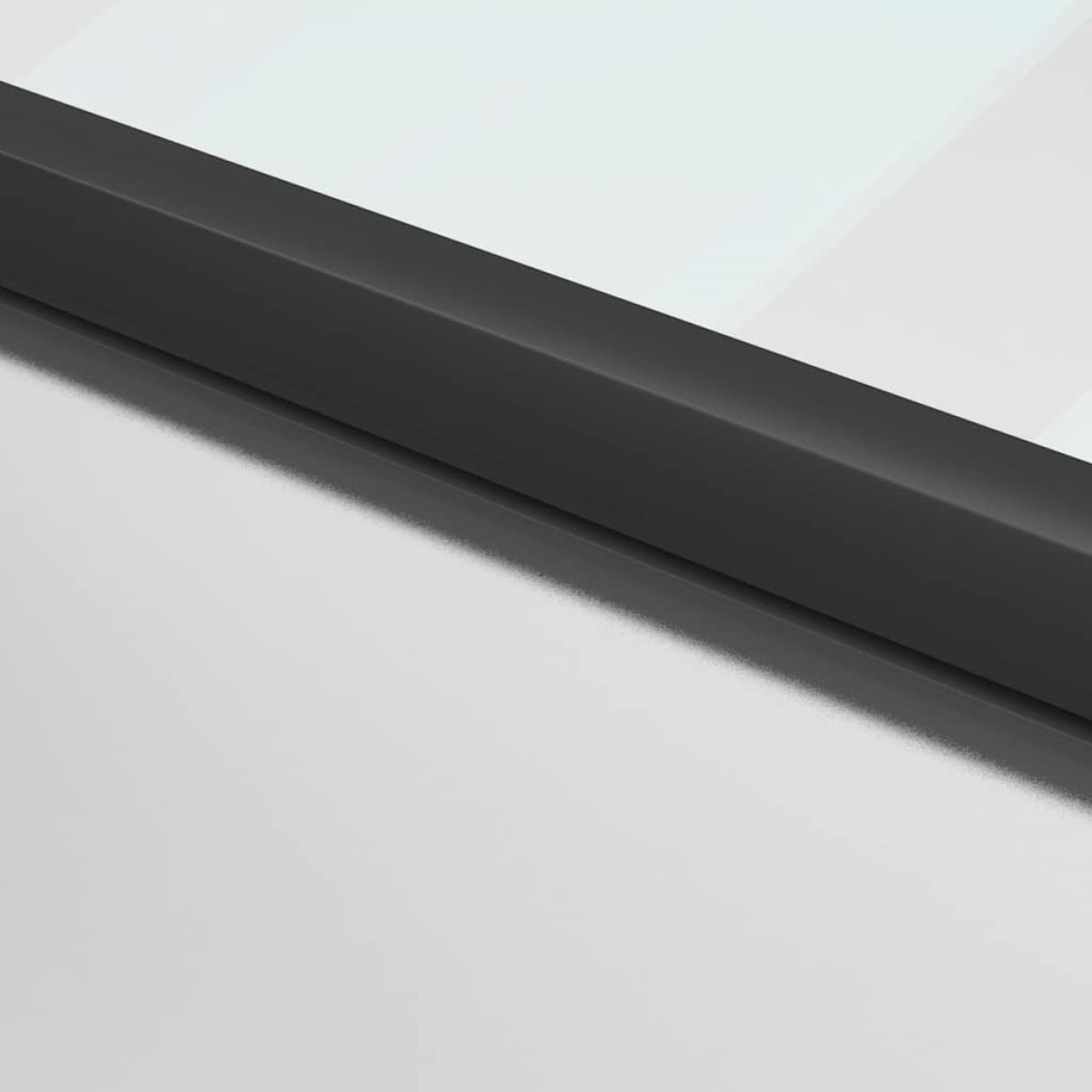 vidaXL Εσωτερική Πόρτα Μαύρη 83 x 201,5 εκ. Ψημένο Γυαλί & Αλουμίνιο