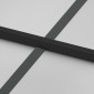 vidaXL Εσωτερική Πόρτα Μαύρη 93 x 201,5 εκ. Ψημένο Γυαλί & Αλουμίνιο