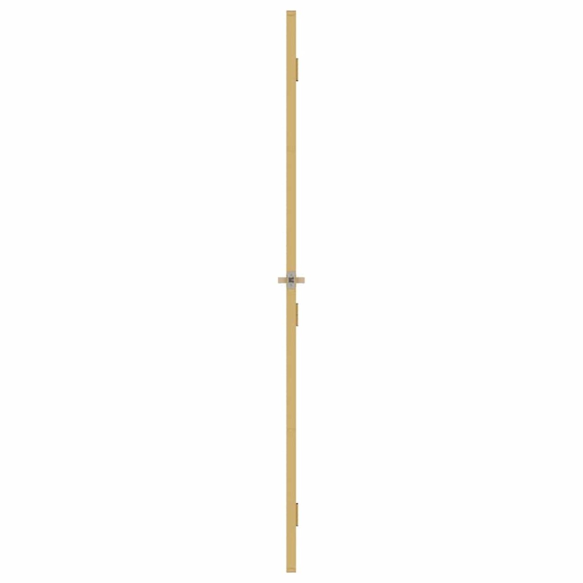 vidaXL Εσωτερική Πόρτα Χρυσή 83 x 201,5 εκ. Ψημένο Γυαλί & Αλουμίνιο