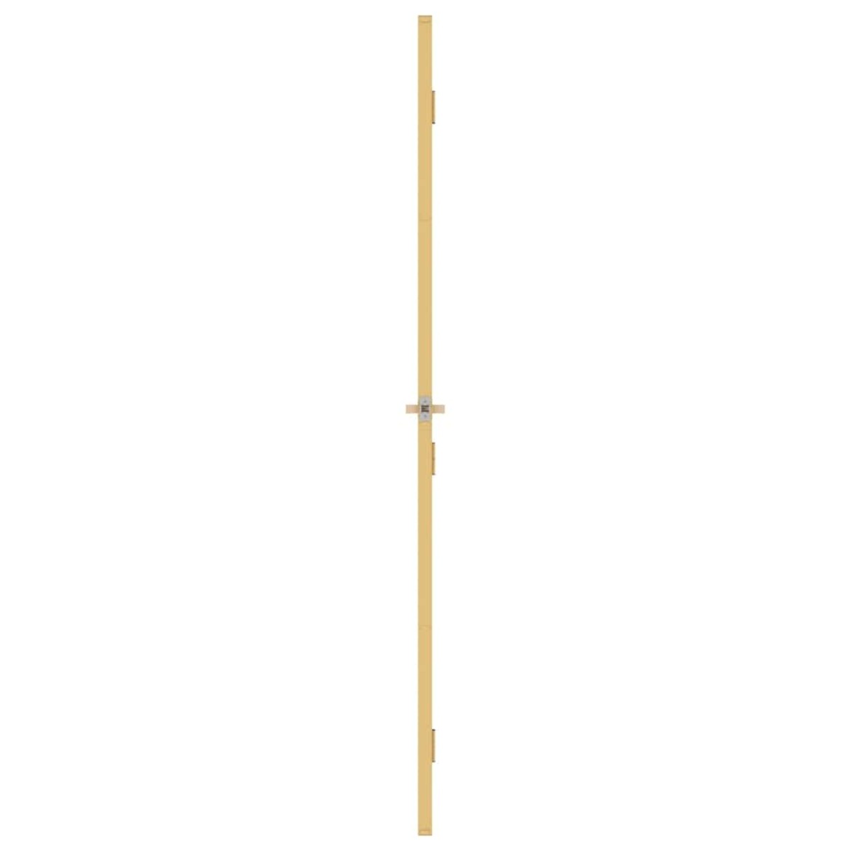 vidaXL Εσωτερική Πόρτα Χρυσή 93 x 201,5 εκ. Ψημένο Γυαλί & Αλουμίνιο