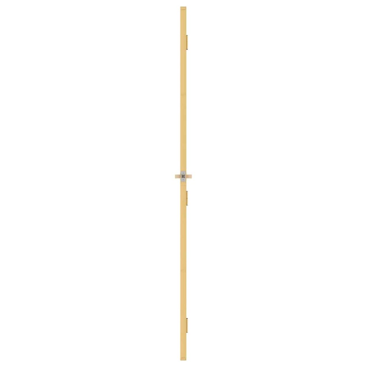 vidaXL Εσωτερική Πόρτα Χρυσή 76 x 201,5 εκ. Ψημένο Γυαλί & Αλουμίνιο