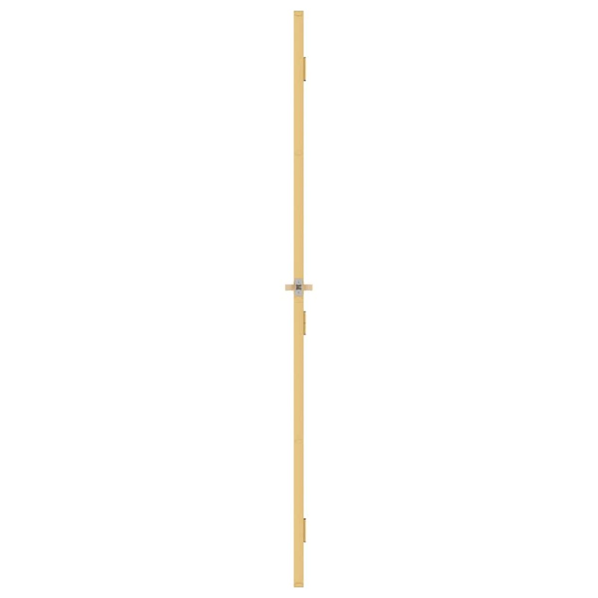 vidaXL Εσωτερική Πόρτα Χρυσή 83 x 201,5 εκ. Ψημένο Γυαλί & Αλουμίνιο