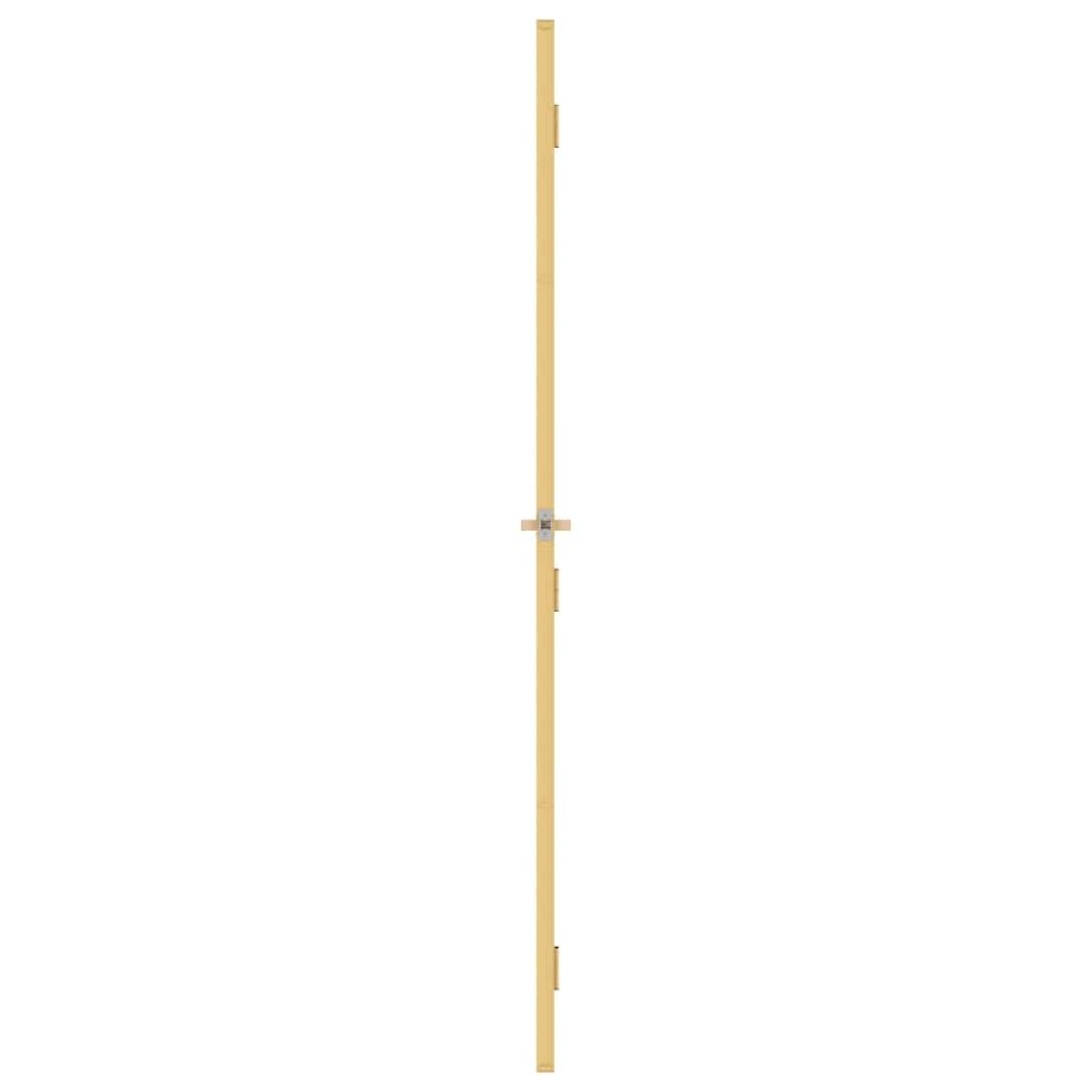 vidaXL Εσωτερική Πόρτα Χρυσή 93 x 201,5 εκ. Ψημένο Γυαλί & Αλουμίνιο