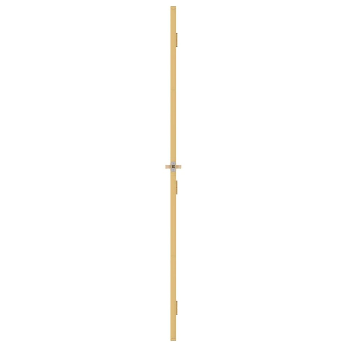 vidaXL Εσωτερική Πόρτα Χρυσή 76 x 201,5 εκ. Ψημένο Γυαλί & Αλουμίνιο