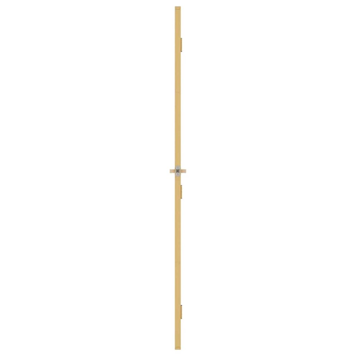 vidaXL Εσωτερική Πόρτα Χρυσή 93 x 201,5 εκ. Ψημένο Γυαλί & Αλουμίνιο