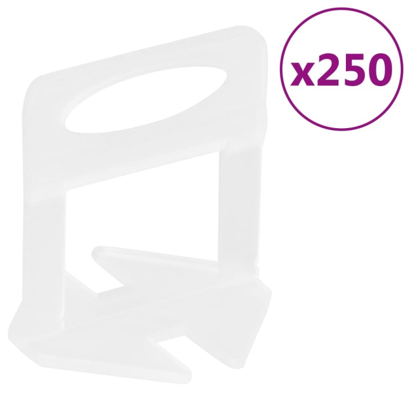 vidaXL Σύστημα Ευθυγράμμισης Πλακιδίων 250 Κλιπ 1,5 χιλ.