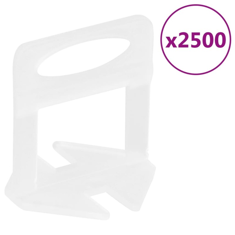 vidaXL Σύστημα Ευθυγράμμισης Πλακιδίων 2500 Κλιπ 2 χιλ.