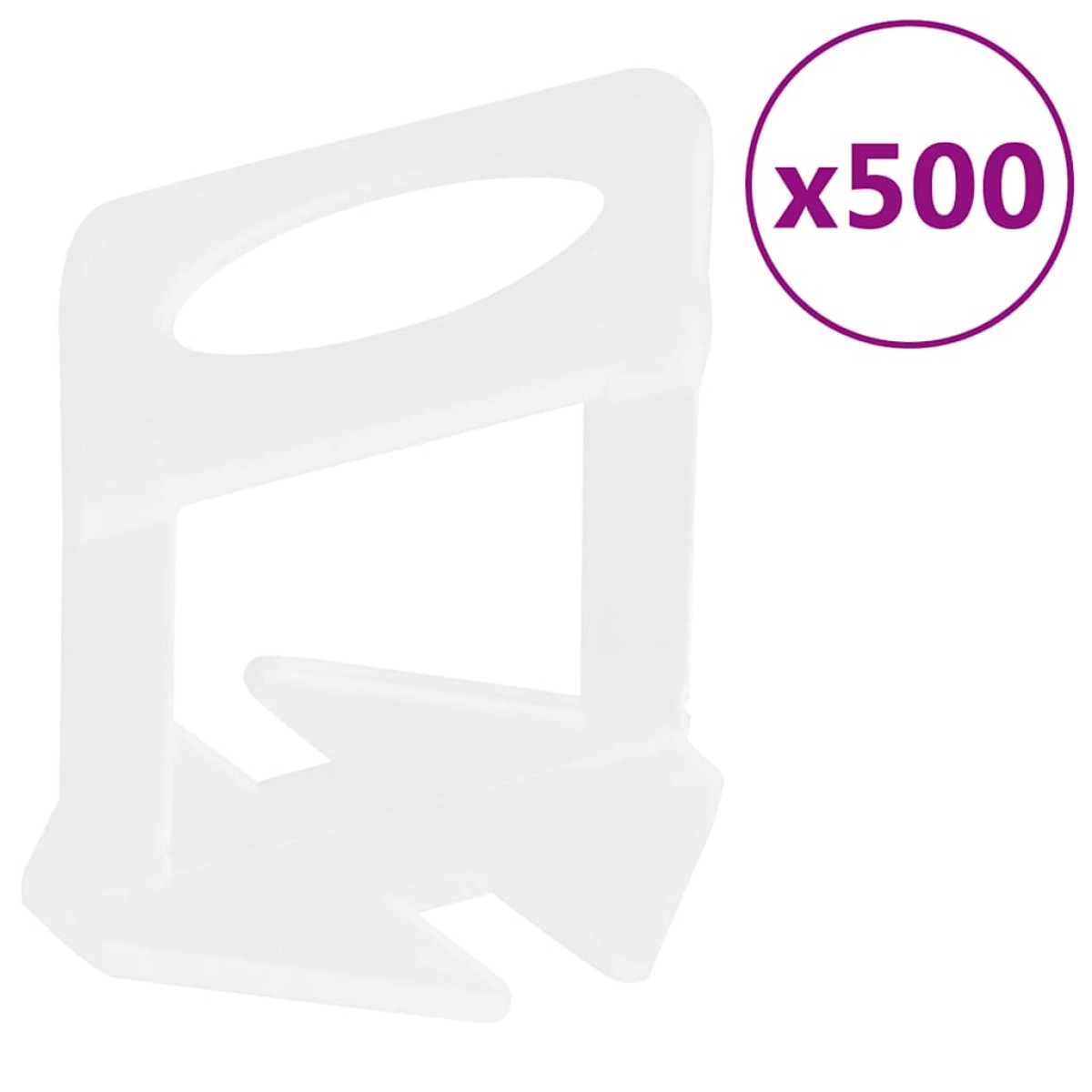 vidaXL Σύστημα Ευθυγράμμισης Πλακιδίων 250 Σφήνες 500 Κλιπ 2 χιλ.