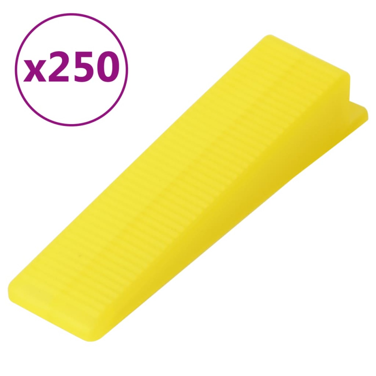 vidaXL Σύστημα Ευθυγράμμισης Πλακιδίων 250 Σφήνες 500 Κλιπ 3 χιλ.