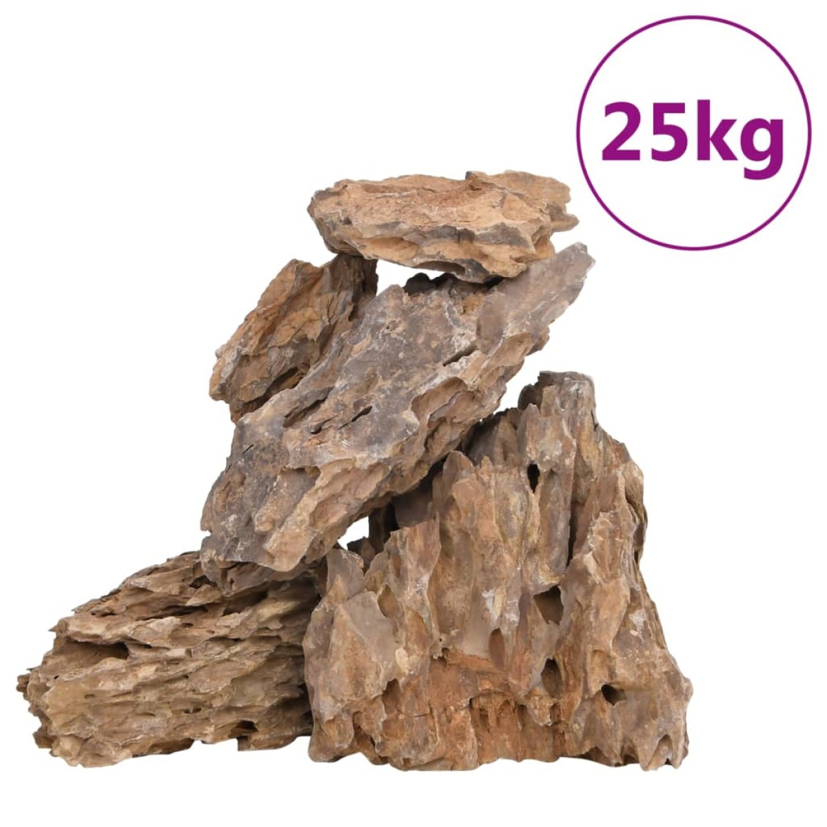 vidaXL Πέτρες Dragon Stones Διάφορα Χρώματα 25 κιλά 10-30 εκ.