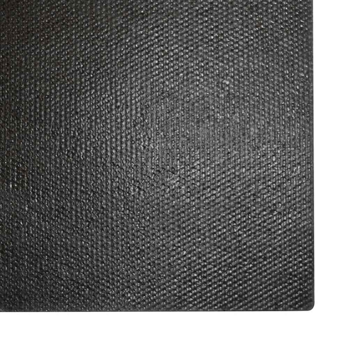 vidaXL Πατάκι Πόρτας Μαύρο 40x60 εκ. από Φουντωτό Κοκοφοίνικα