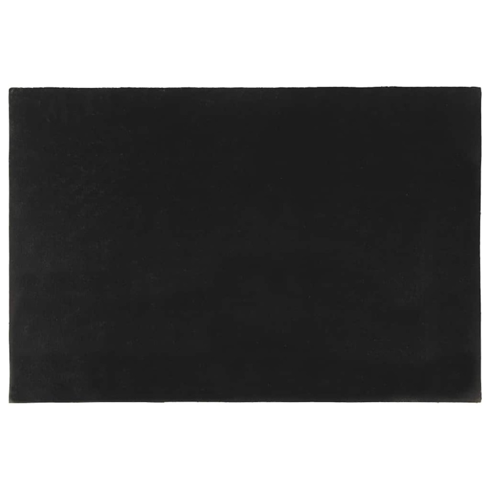 vidaXL Πατάκι Εισόδου Μαύρο 60 x 90 εκ. Θυσανωτός Κοκοφοίνικας